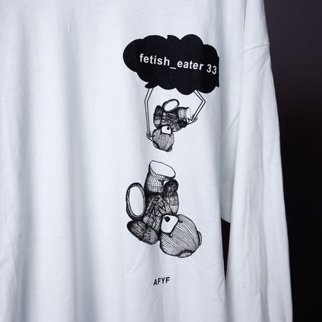 【AFYF ON GILDAN社】SOUVENIR LS T SHIRT2 [WHITE-UFOCATCHER]