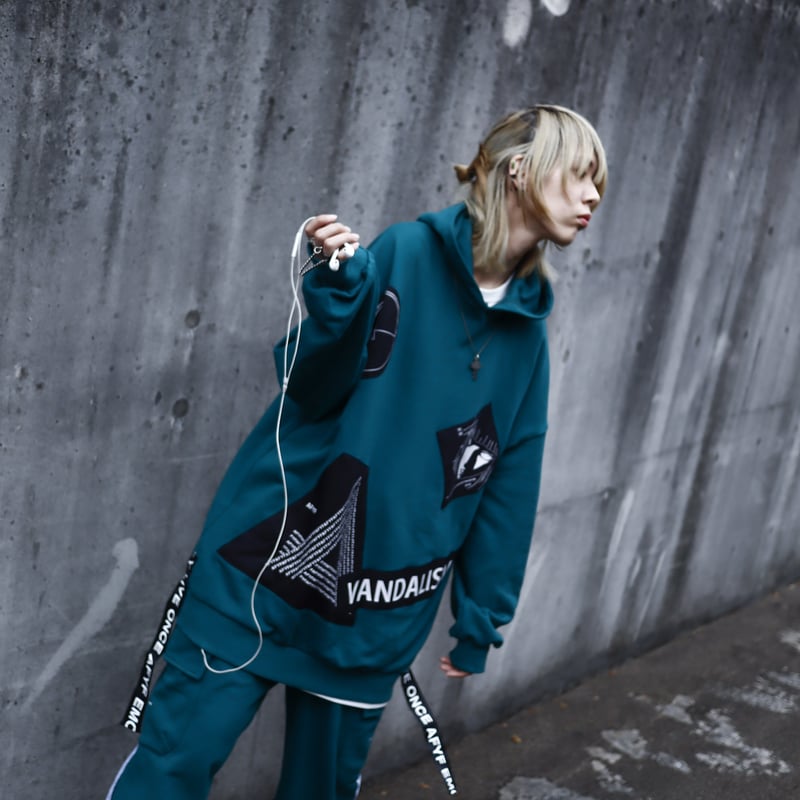 AFYF】VANDALISM BACK ZIP PARKA [DK GREEN］ | rov...