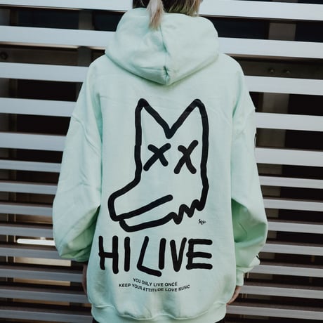 【AFYF ON GILDAN社】 SOUVENIR HOODED SW1 [MINT GRN-PEKEDOG]