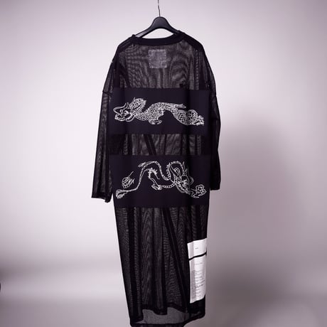 【AFYF】 EXTRA DRAGON ZIP T [MESH BLK]