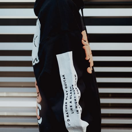 【AFYF ON GILDAN社】 SOUVENIR HOODED SW2 [BLACK-3STAR]