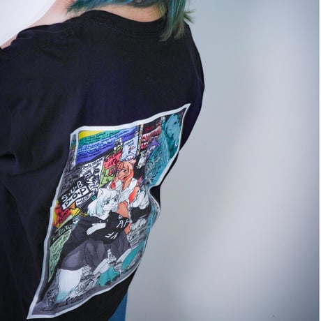 【AFYF】GILDAN® Premium Cotton 5.3oz Short Sleeve T-Shirt KEMONER LIVE [BLACK]