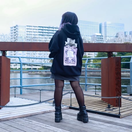【AFYF ON GILDAN社】 SOUVENIR HOODED SW3 [BLACK-PERFUME]