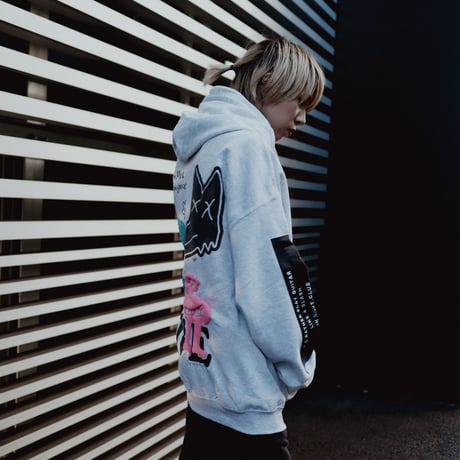 【AFYF ON GILDAN社】 SOUVENIR HOODED SW2 [ASH-3STAR]