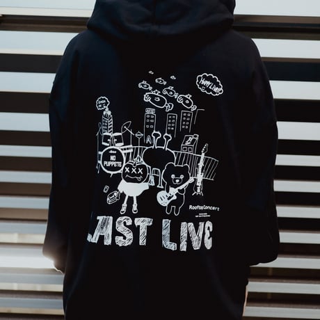 【AFYF ON GILDAN社】 SOUVENIR HOODED SW2 [BLK-CONCERT]