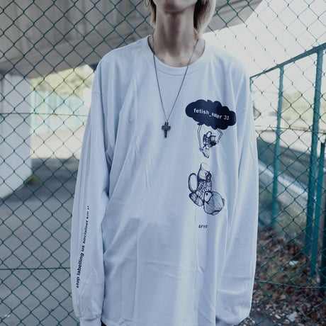 【AFYF ON GILDAN社】SOUVENIR LS T SHIRT2 [WHITE-UFOCATCHER]