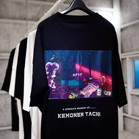 【AFYF】 KEMONERPREMIUM T SHIRT [BK-NEOSTAG]