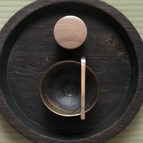 南鐐古代ガラス茶杓