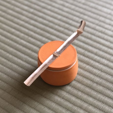 銀紙茶杓【中節白仕上げ】