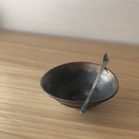 南鐐古代ガラス茶杓