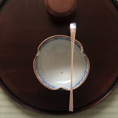 南鐐古代ガラス茶杓