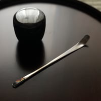南鐐古代ガラス茶杓