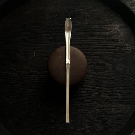 南鐐中節茶杓【白仕上げ①】