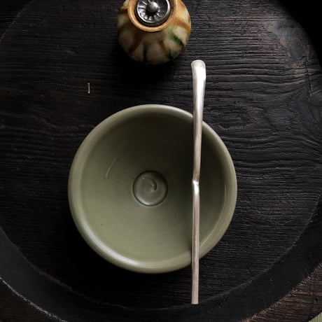 南鐐中節茶杓【白仕上げ②•下節】