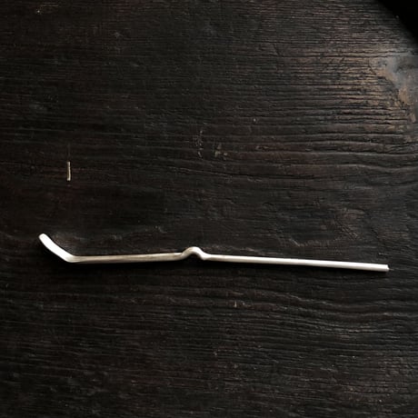 南鐐中節茶杓【白仕上げ】
