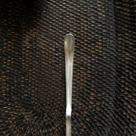 南鐐中節茶杓【白仕上げ】