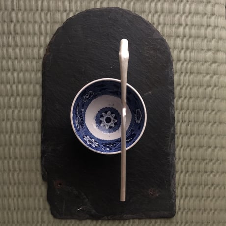 南鐐中節茶杓【白仕上げ③】