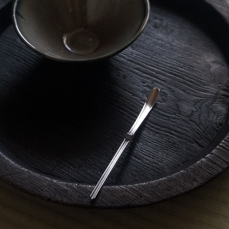 【閉店S.】復刻版手彫り茶杓　笹之葉定寸 閉店S.】復刻版手彫茶杓 笹之葉短寸 - メルカリ