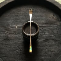 南鐐古代ガラス茶杓