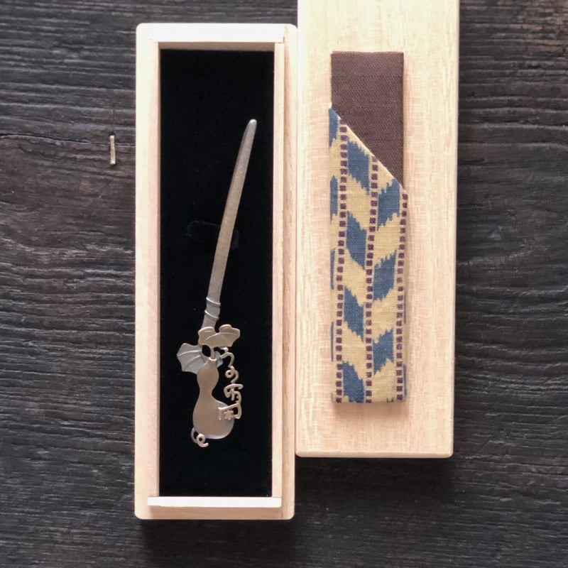 銀製菓子切【うかうか瓢箪】 | metal smith Yukari Ohara