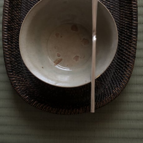 南鐐中節茶杓【白仕上げ】