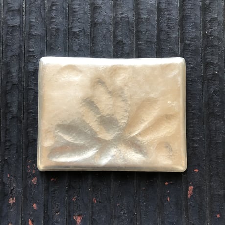 南鐐刻花蓮花豆皿