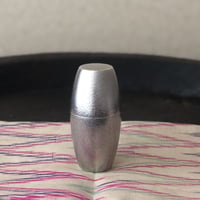 南鐐お守り棗【石目•いぶし銀仕上げ】
