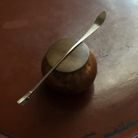 南鐐古代ガラス茶杓