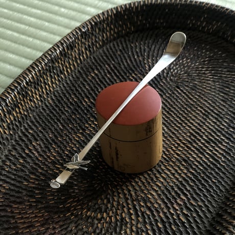 茶杓【羽と小鳥】小