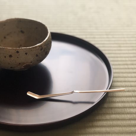 南鐐中節茶杓【白仕上げ③】