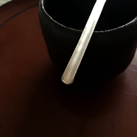 南鐐茶杓【白仕上げ】