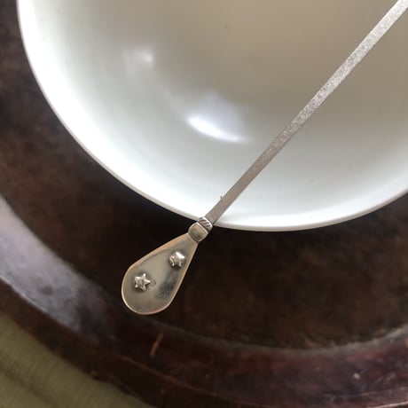 【専用品】星の古代ガラス茶杓（袋付）