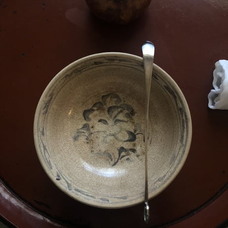南鐐古代ガラス茶杓
