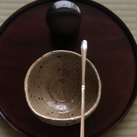 南鐐中節茶杓【白仕上げ③】