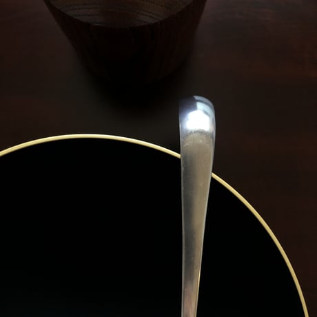 南鐐古代ガラス茶杓