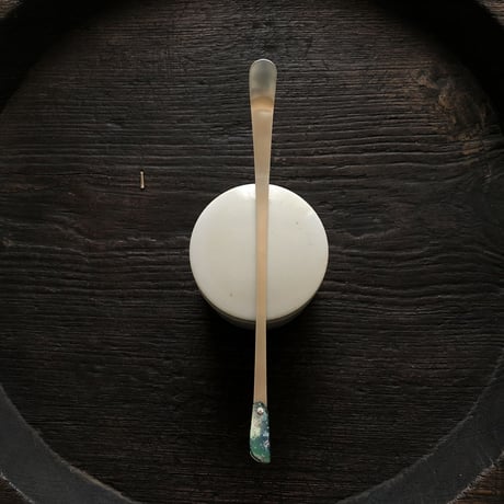 古代ガラス茶杓