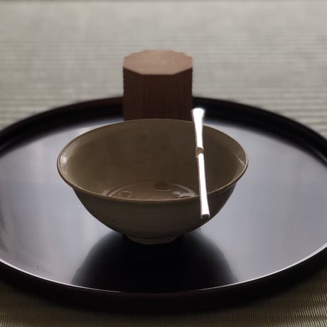 南鐐中節茶杓【白仕上げ】
