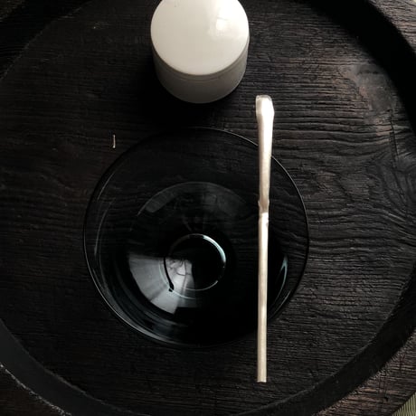 南鐐中節茶杓【白仕上げ】