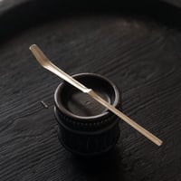 南鐐中節茶杓【白仕上げ②】