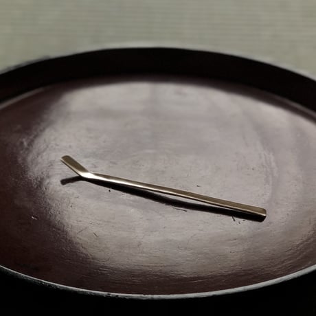 南鐐茶杓【白仕上げ】