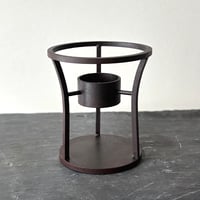 錆鉄三脚台 大 A | metal smith Yukari Ohara