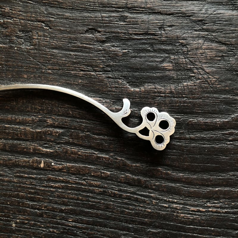 南鐐蓮弁茶杓 | metal smith Yukari Ohara