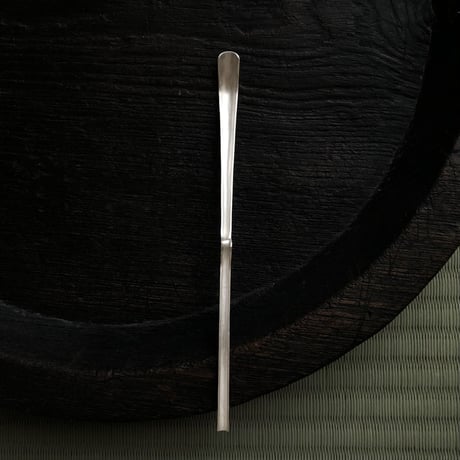 南鐐中節茶杓【白仕上げ②•下節】