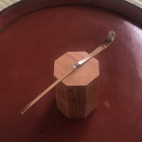 古代ガラス中節茶杓