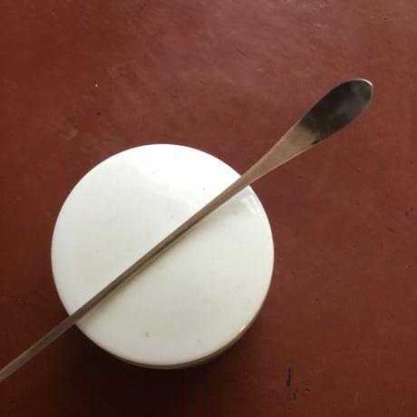 南鐐古代ガラスビーズ茶杓