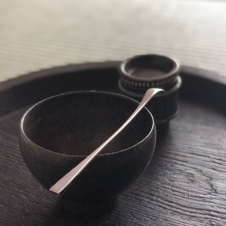 南鐐古代ガラス茶杓