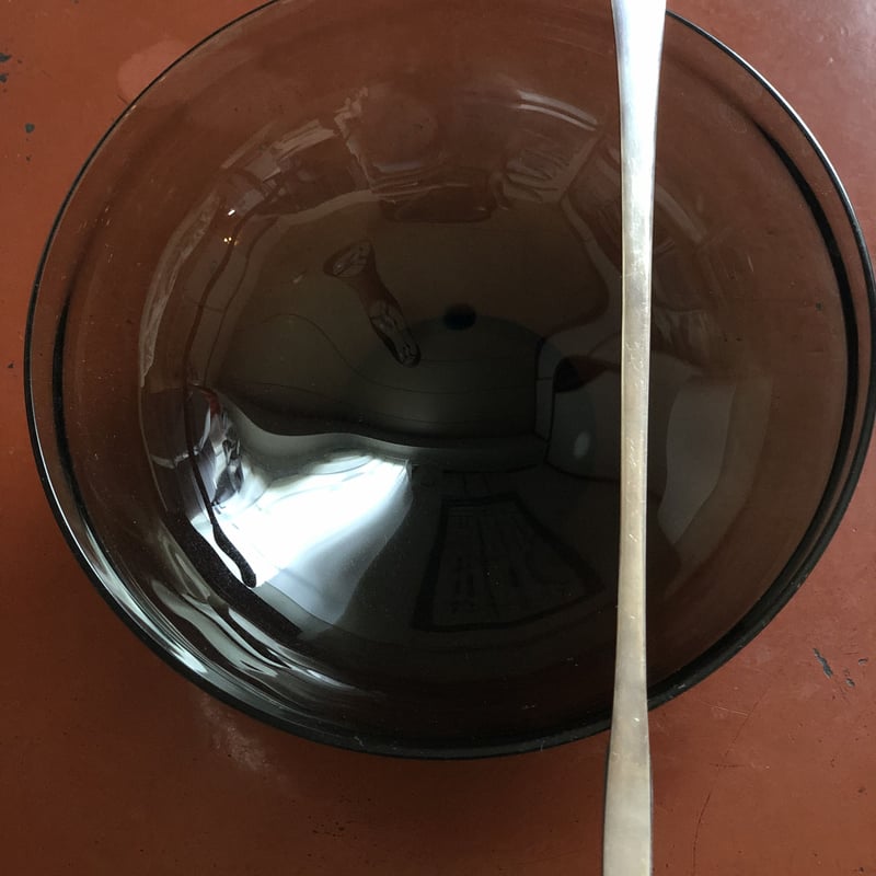 南鐐古代ガラス茶杓 | metal smith Yukari Ohara