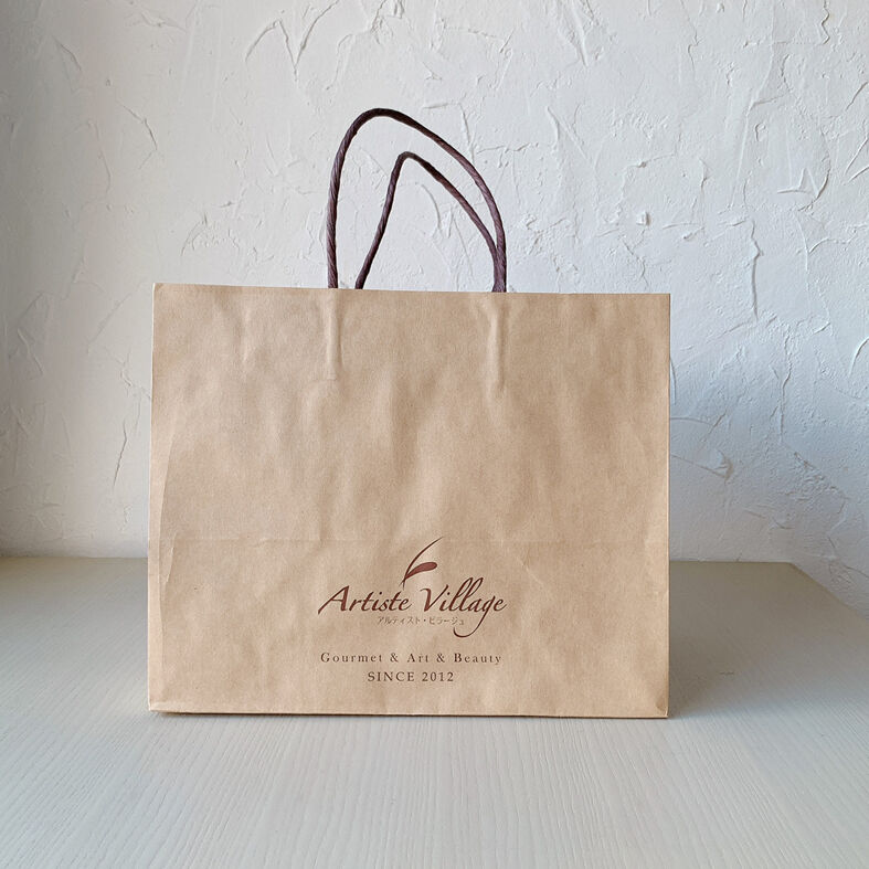 ◆sold out◆   ギフトバッグ68(大) ギフトバッグ 水色柄 大 – Aogen Miso EC Store