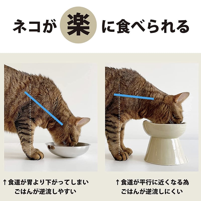 猫型フードボウル【nnma(ん－ま)】（ぐれーねこ） | Artiste