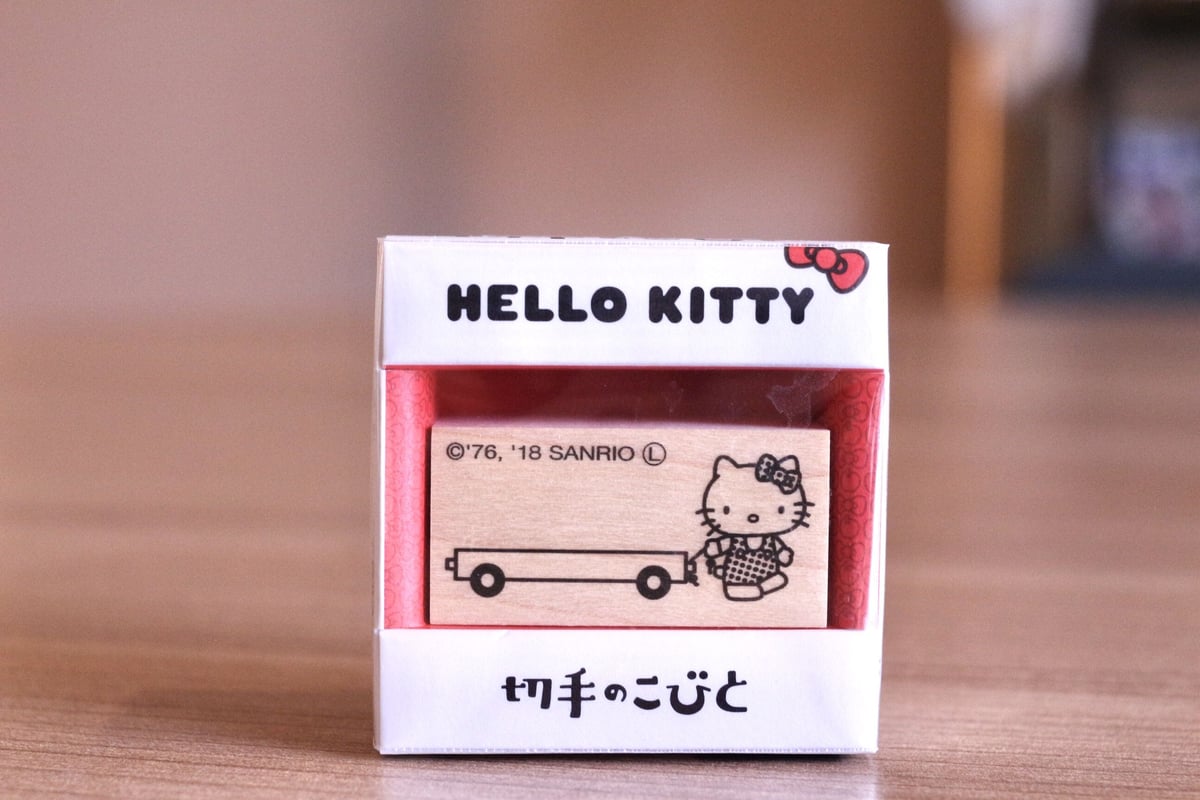 【新品未使用】ハローキティ コロコロ台車 ピンク Hello KittyシリーズNo.3 『台車でコロコロハローキティ